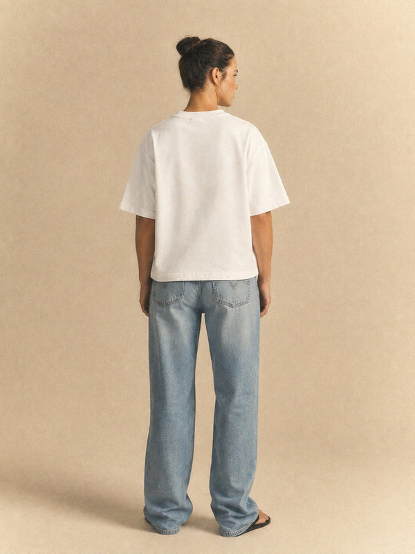 Female model, 5 ft 7, wearing size S, back